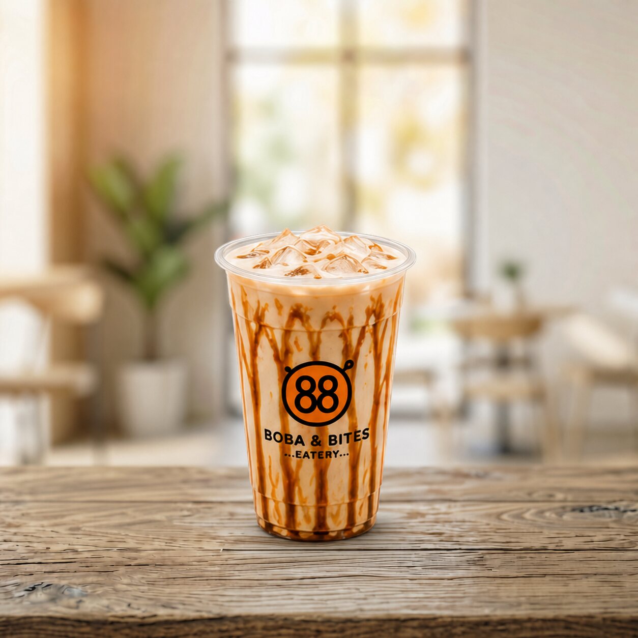 Boba & Bites brown sugar milk tea